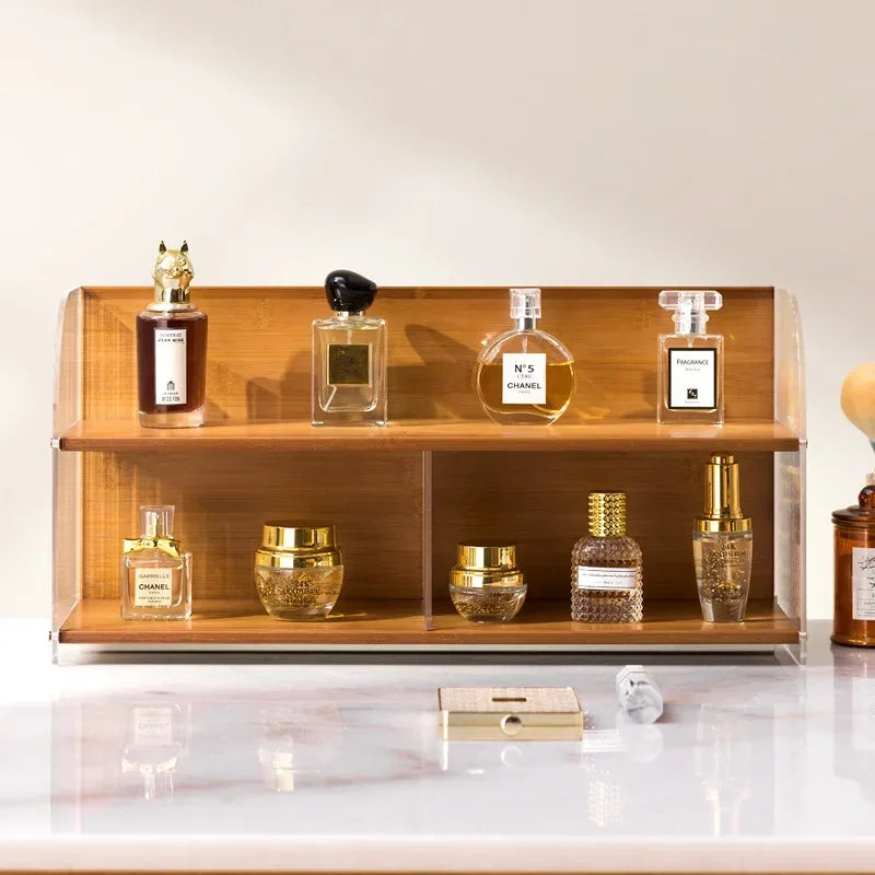 Multi-functional Cosmetics Storage Box Dresser Shelf Skin Care Products Perfume Shelf Desktop Premium Acrylic Storage Shelf Oasis Select