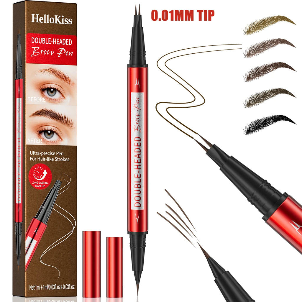 Hello Kiss Ultra Fine Eyebrow Pen – Waterproof & Long-Lasting