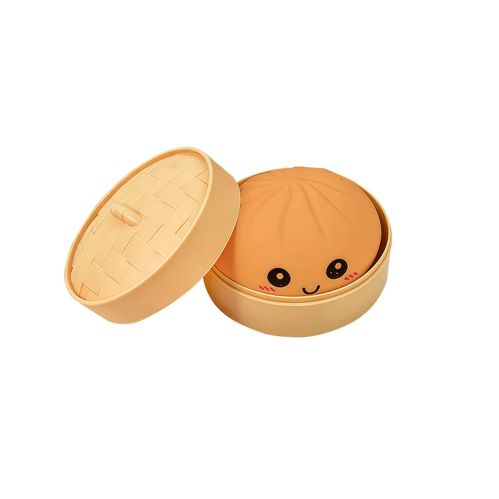 Dumpling Squishy Stress Ball – Colorful Decompression Toy Squishy Stress Toy Oasis Select Brown