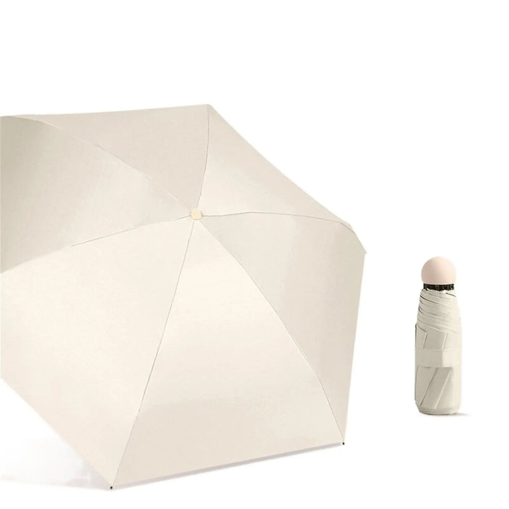Capsule Umbrella Sunny and Rainy Dualuse Rainproof Wind-resistant Sun Protection Outdoor Traveling Portable Mini Umbrella Oasis Select