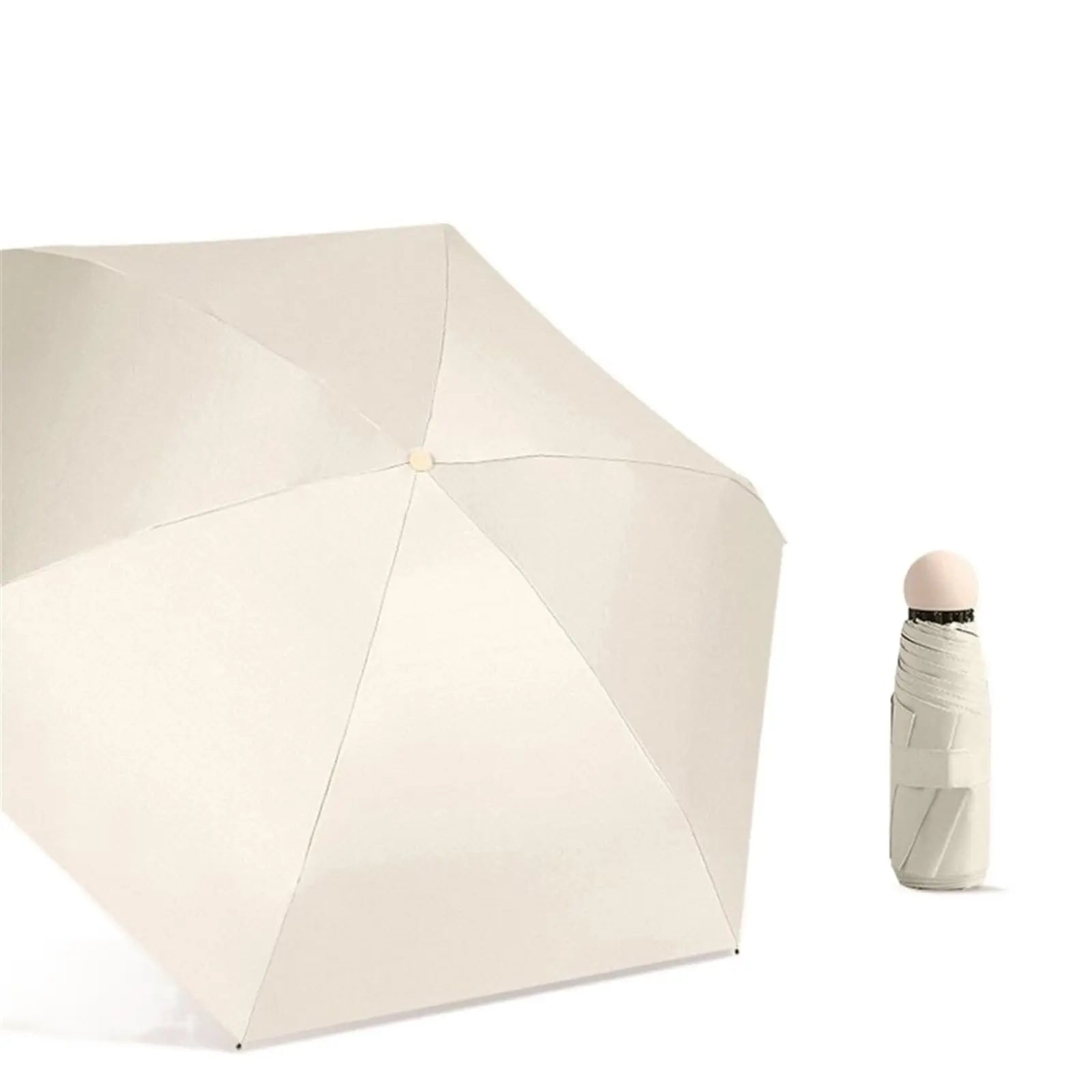 Capsule Umbrella Sunny and Rainy Dualuse Rainproof Wind-resistant Sun Protection Outdoor Traveling Portable Mini Umbrella Oasis Select