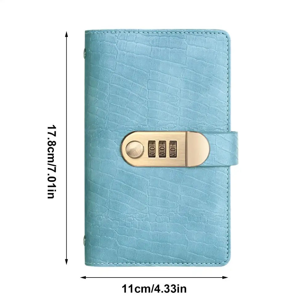 Money Book for Cash Saving Savings Challenges Book with Combination Lock Budget Planner 100 Pages Wallet Organizer for Travel Oasis Select Blue