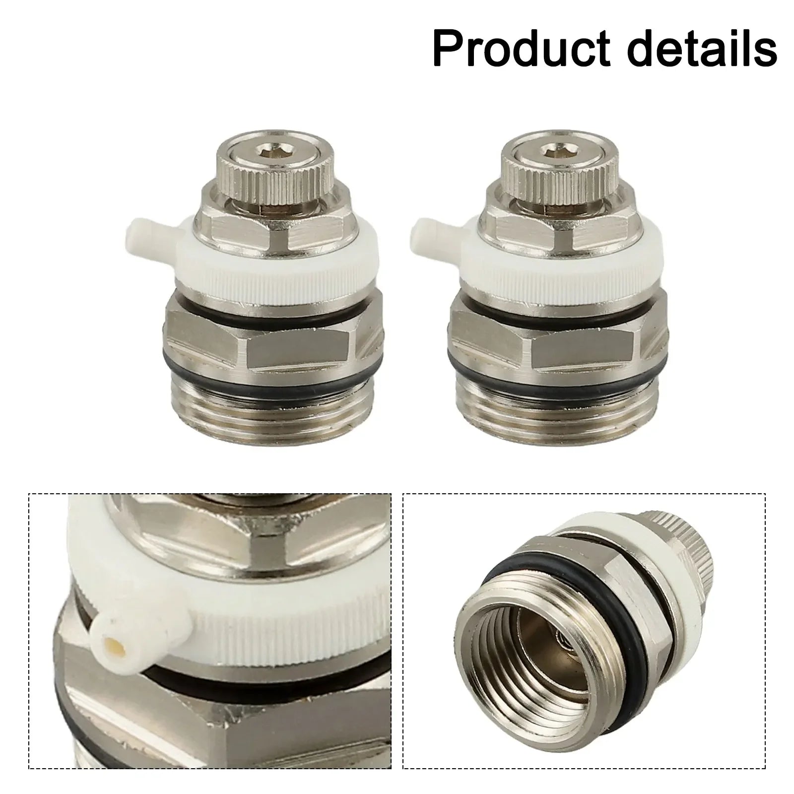 2Pack Automatic Bleed Valve 3/4 Inch Automatic Air Vent Valve Is Designed For Hassle-free Installation Oasis Select