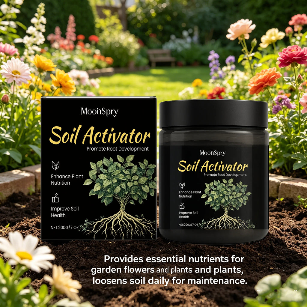 Soil Activator for Plants Garden Nutrient Soil Promote Root Health Growth Flower Loose Soil Improves Soil Structure Plant Care Oasis Select