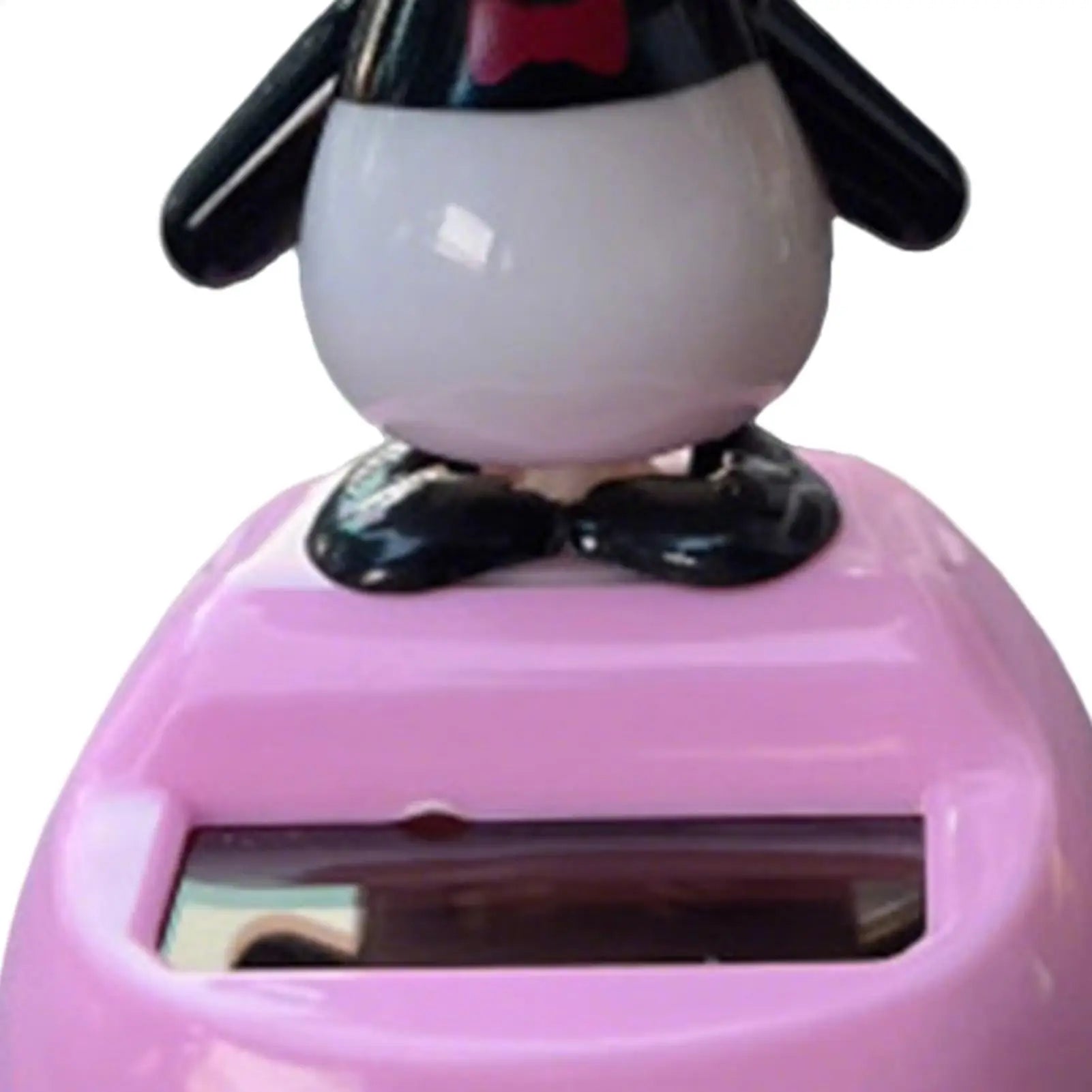 Solar Power Cute Panda Car Dashboard Decorations Automatic Head Swinging Doll Car Dashboard Ornament Gift Auto Interior Decor Oasis Select