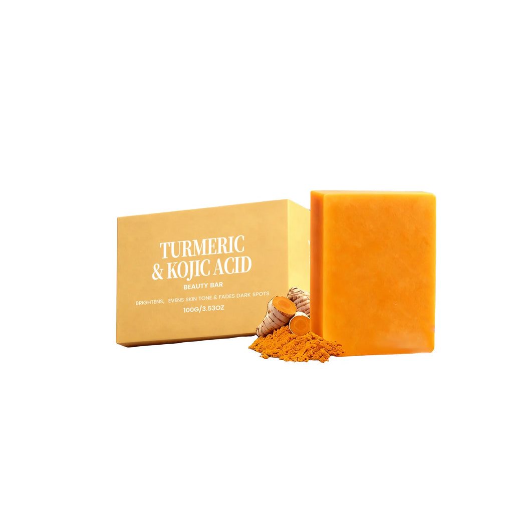 Turmeric Kojic Acid Soap – Brightening & Dark Spot Remover Brightening Bar Soap Oasis Select 100g boxed