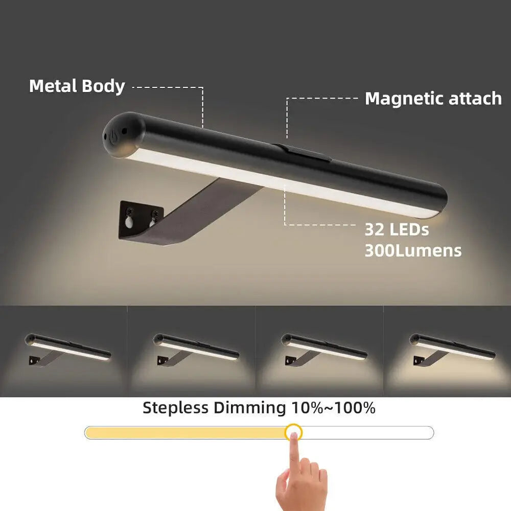 Wireless Rechargeable LED Picture Light 4000mAh + Remote Control