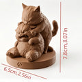 Interesting Fighting Cats Figurines 3D Printing Cute Animal Statues Whimsical Cats Decor Home Office Desk Shelf Pet Lovers Gifts Oasis Select Playing with cats