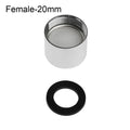 20/22/24/28mm Faucet Nozzle Filter Water Saving Tap Aerator Faucet Male Female Nozzle Spout End Diffuser Filter Oasis Select Female-20mm
