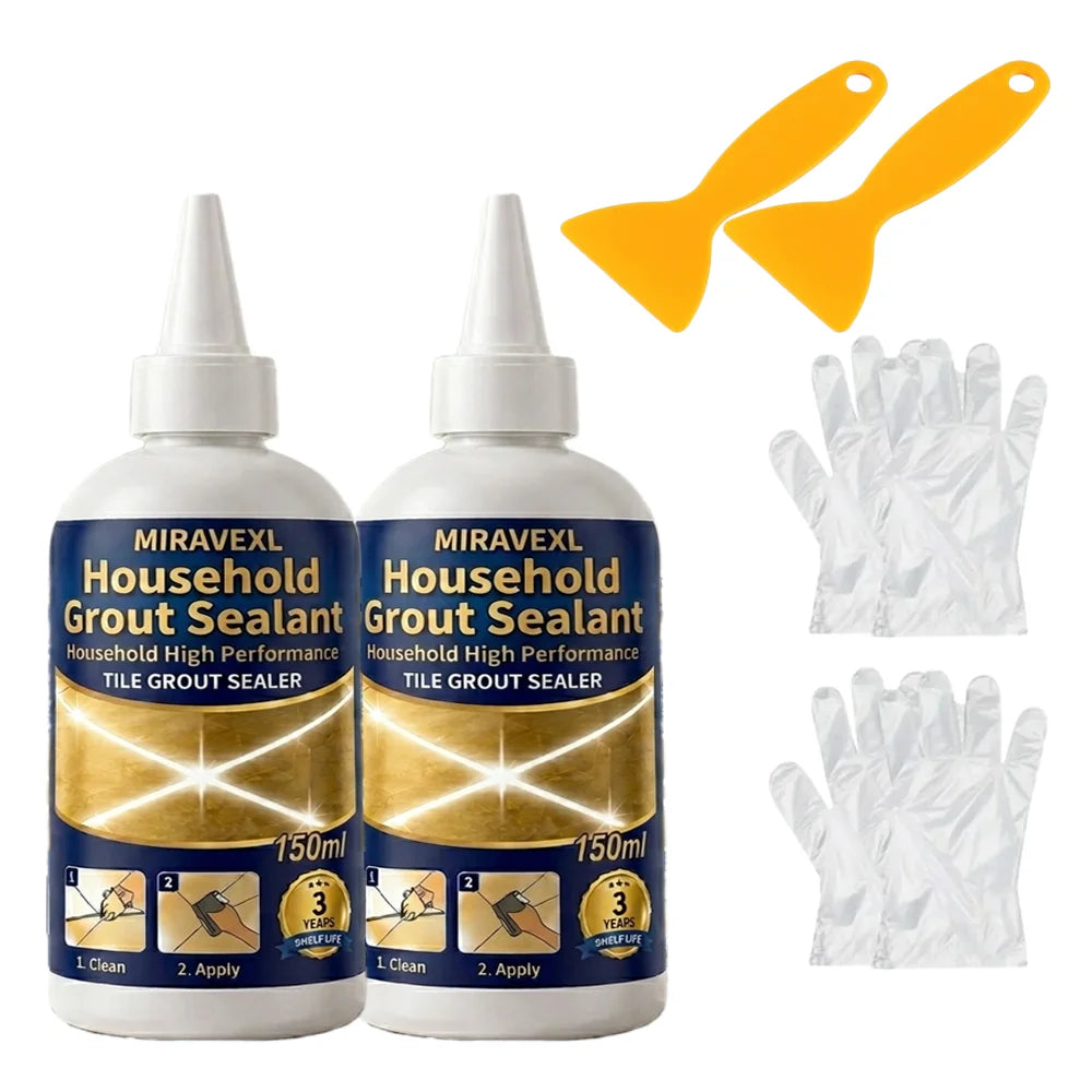 Tile Grout Sealer – Waterproof Sealing Spray with Squeeze Nozzle; Safe Repair Solution for Showers, Bathrooms, and Floors Oasis Select 2PCS