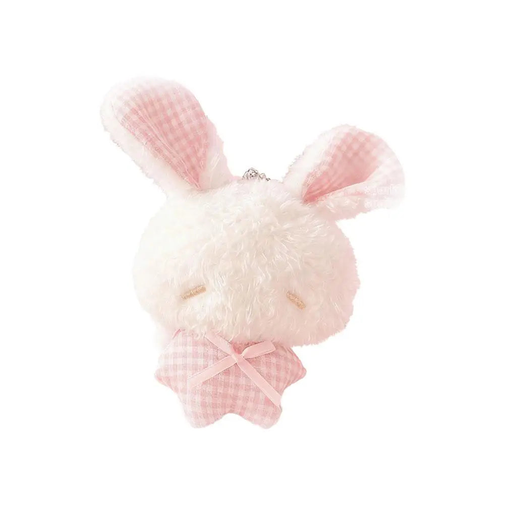 Mini Angel Bunny Plush Keychain Cute Soft Rabbit Stuffed Toy Hanging Pendant Kawaii Gift for Girls Oasis Select Pink
