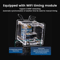 ESP8266 Electronic Clock DIY Kit Mini 0.96-inch OLED Display Weather Clock 2.4G Wifi Temperature and Humidity Welding Practice Oasis Select Default Title