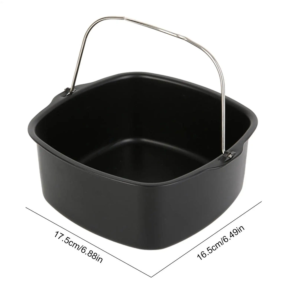 Air Fryer Cake Barrel Pans Tray Basket Cake Mold Baking Barrel Heat Resistant Kitchen Cooking Tool for Brownies Casata Home Oasis Select