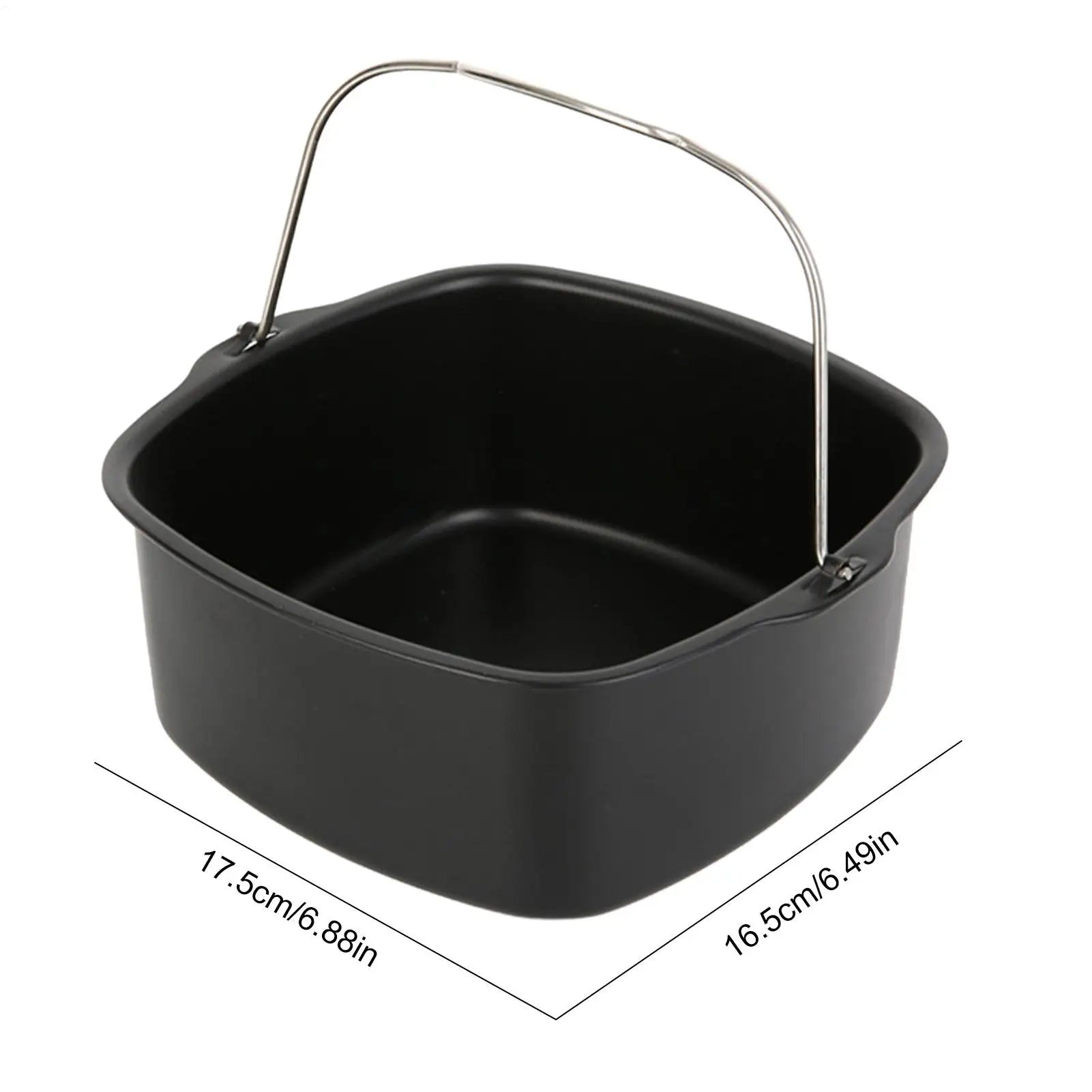 Air Fryer Cake Barrel Pans Tray Basket Cake Mold Baking Barrel Heat Resistant Kitchen Cooking Tool for Brownies Casata Home Oasis Select