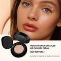 OCHEAL BB Cream Air Cushion Full Coverage Waterproof Long-lasting Concealer Cushion Compact Face Makeup Foundation CC Cream Oasis Select 02 Natural