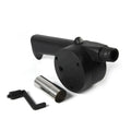 Outdoor Barbecue Fan Hand-cranked Air Blower Portable BBQ Grill Fire Bellows Tools Picnic Camping Accessories Barbeque Oasis Select black