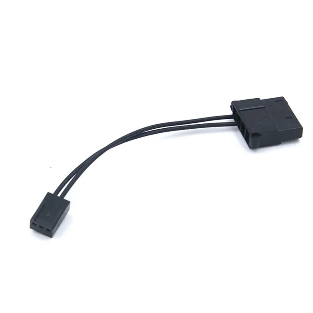 1Pcs IDE to 3 Pin Fan Power Cable Molex D Plug Power to 3 Pin Connector Computer PC Cooling Convertor Cable Oasis Select