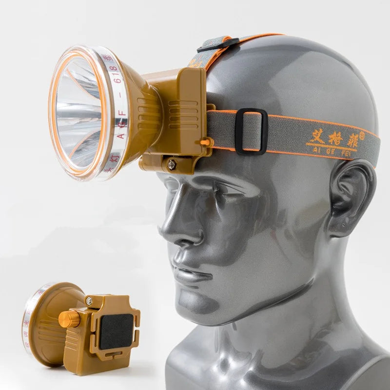 IP68 Waterproof LED Headlamp 18000LM Dimmable Diving & Outdoor