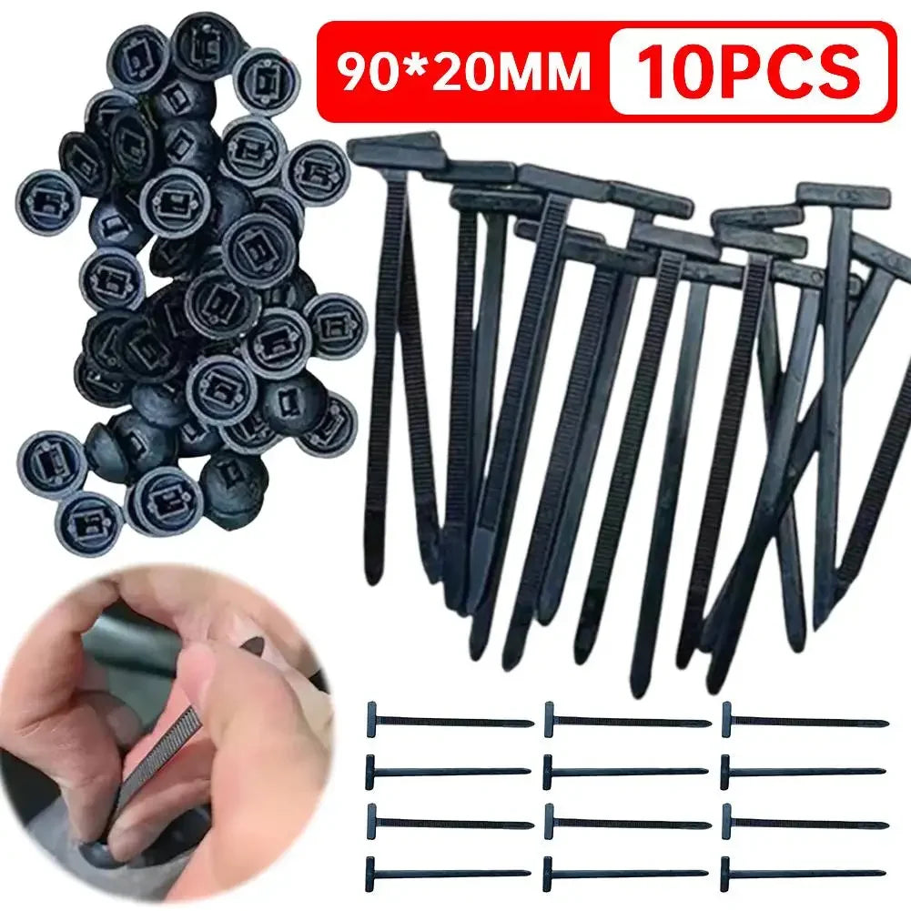 100/200-Pack Heavy Duty Nylon Cable Zip Ties Self-Locking Nylon Cable Zip Ties Oasis Select 100pcs United States