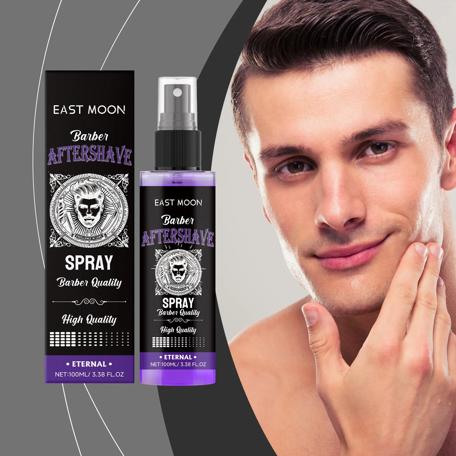 East Moon Deep Moisturizing Aftershave Spray Efficient Hydration Repair Soothe Beard Reduce Redness Swelling Non Greasy Soft Oasis Select Default Title