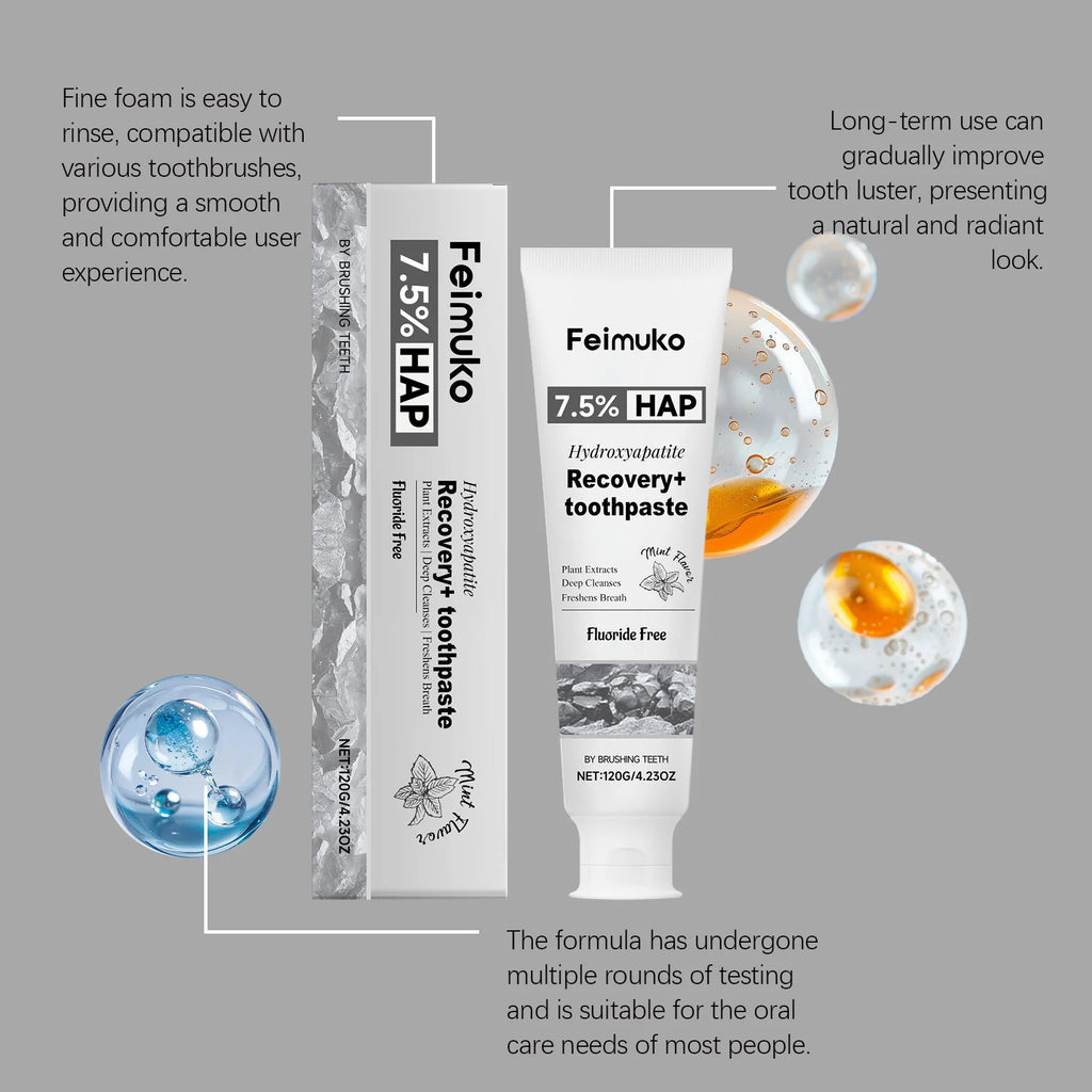 FEIMUKO Hydroxyapatite Toothpaste – Whitening & Enamel Repair Whitening Toothpaste Oasis Select