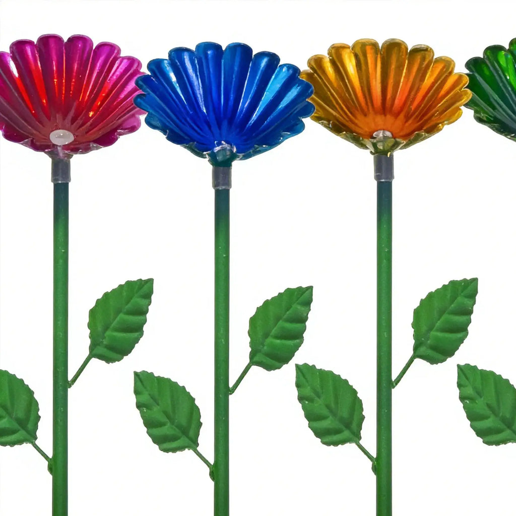 4Pcs Bee Water Feeder For Outdoor, Bird Feeder Freestanding Birdbath for Yard Patio Outdoors Garden Iron Pedestal Stake Oasis Select