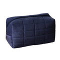 Plush Velvet Makeup Bag – Portable Zipper Cosmetic Travel Pouch