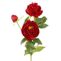 3-Head Real Touch Artificial Peony Stems | Lifelike Faux Flowers