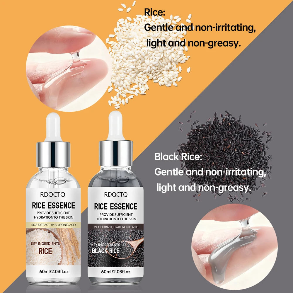 Rice Extract Hyaluronic Acid Serum 2-Pack | Daily Hydration Facial Serum Essence Oasis Select
