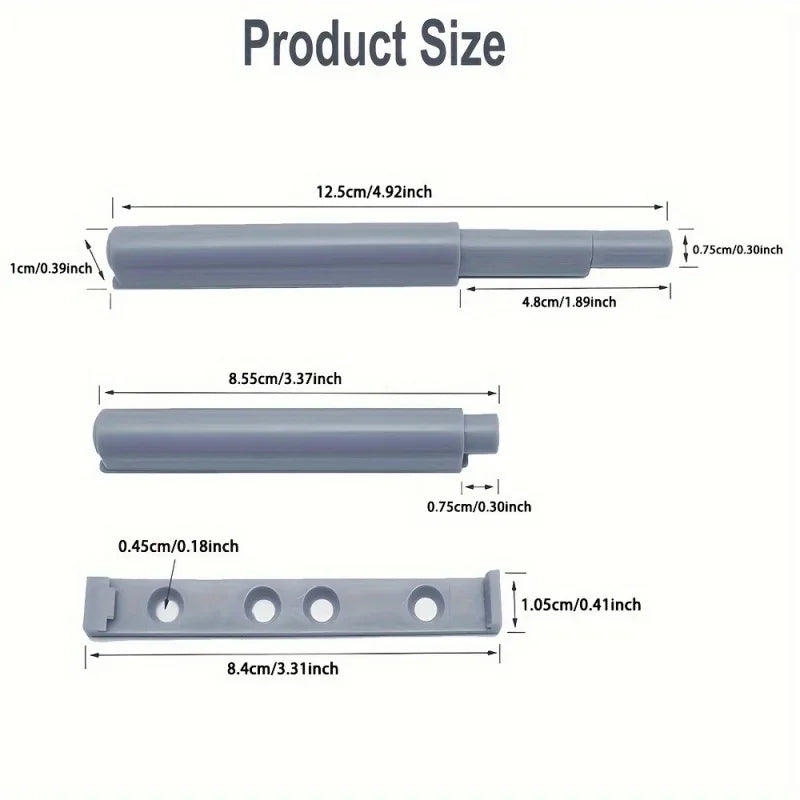 5/10PCS Damper Buffers Kitchen Cabinet Catches Door Stop Drawer Soft Quiet Close with Invisible Handle Home Furniture Hardware Oasis Select