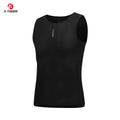 X-TIGER Men Cycling Undershirt Sports Quick Dry Cycling Base Layer Vest High Elastici Breathable Sleeveless Road Bike Undershirt Oasis Select XM-WS-39301 L
