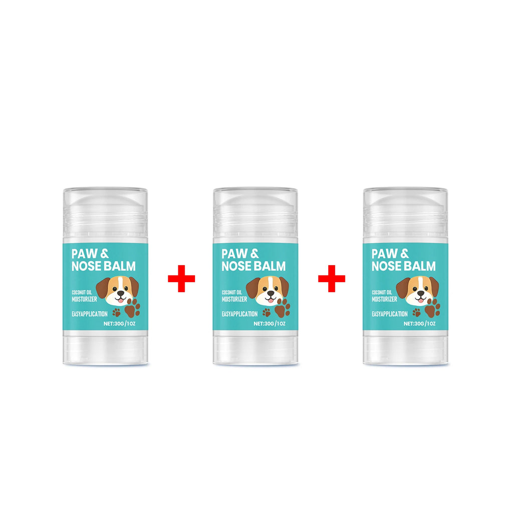 Paw Nose Balm Pet Nose Protector Coconut Oil Moisturizing Cream for Paw and Nose Crack Feet Repair Dog Winter Care Supplies 30g Oasis Select 3pcs