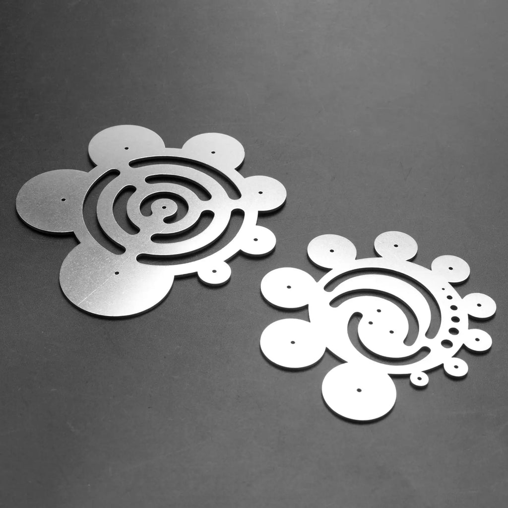 LIKE WISH Set Of 2 Round Leather Cutting Tools Metal Corner Cutting Ruler Circle Ruler Circle Leather Punch Leather Templates Oasis Select