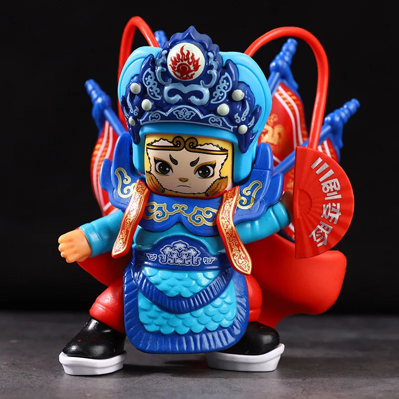 Sichuan Opera Face Changing doll Sichuan Opera facial makeup frosted face changing doll Chinese style handicraft opera doll Oasis Select