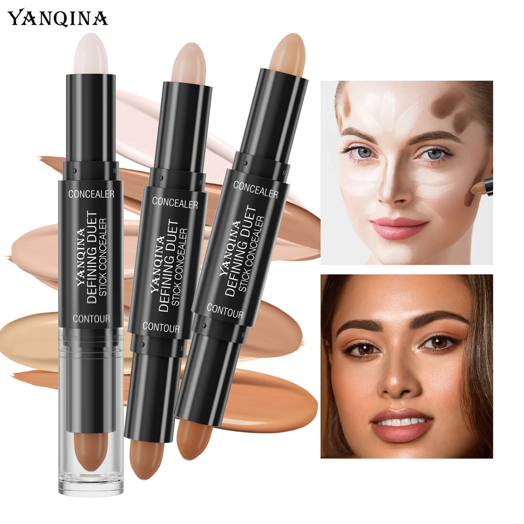 YANQINA Double-Ended Contour Stick – Concealer & Highlighter