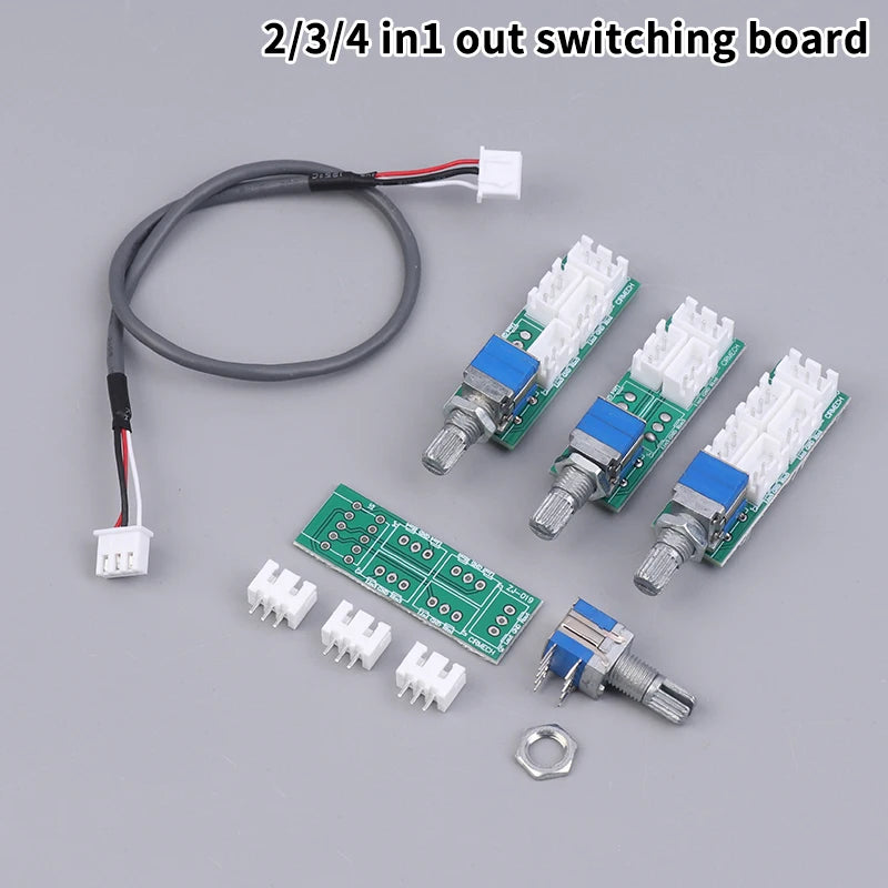New Audio Signal Switching Board With Two Three And Four Audio Sources Selecting AB And Comparing Two Three Four Input And One Oasis Select