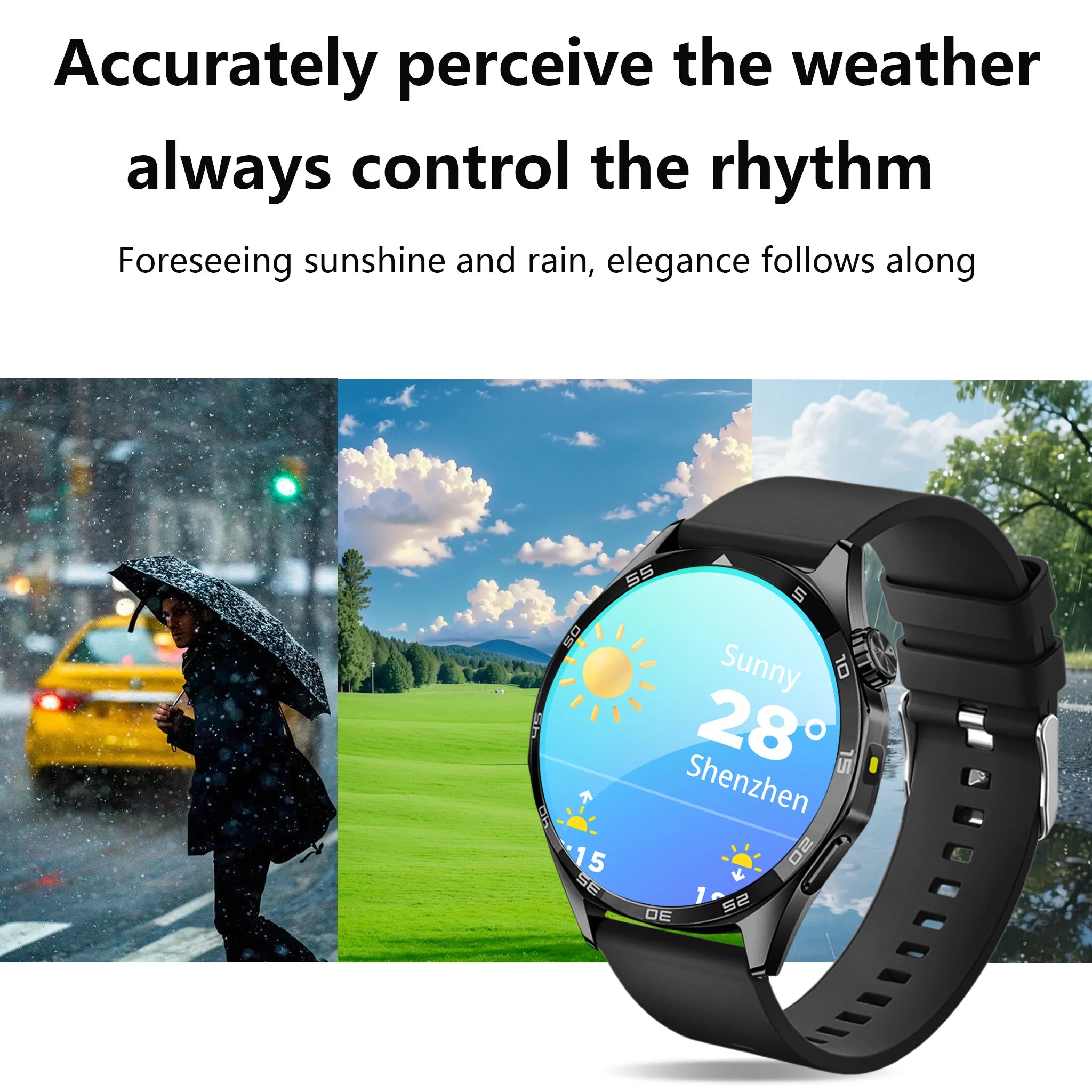 ERUN Men's Smartwatch | Fitness Tracker, Calling & HD Display