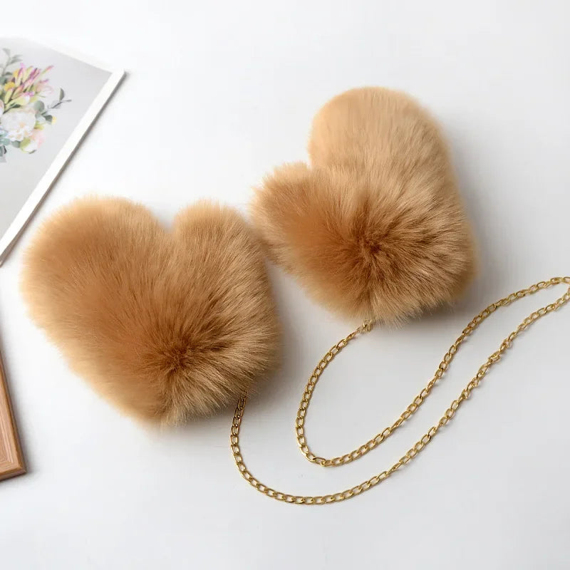 Real Fox Fur Winter Gloves 2025 Luxury Ladies Natural Fox Fur Mittens Keep Warm Women Fashion Cute Plush Hand Warmer Gloves Oasis Select Khaki
