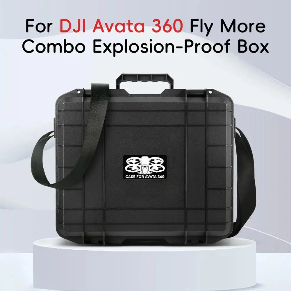 Portable Travel Suitcase For DJI Avata 360 Accessory Shoulder Carry Box Shockproof Storage Case Large Capacity Drone Safety Case Oasis Select