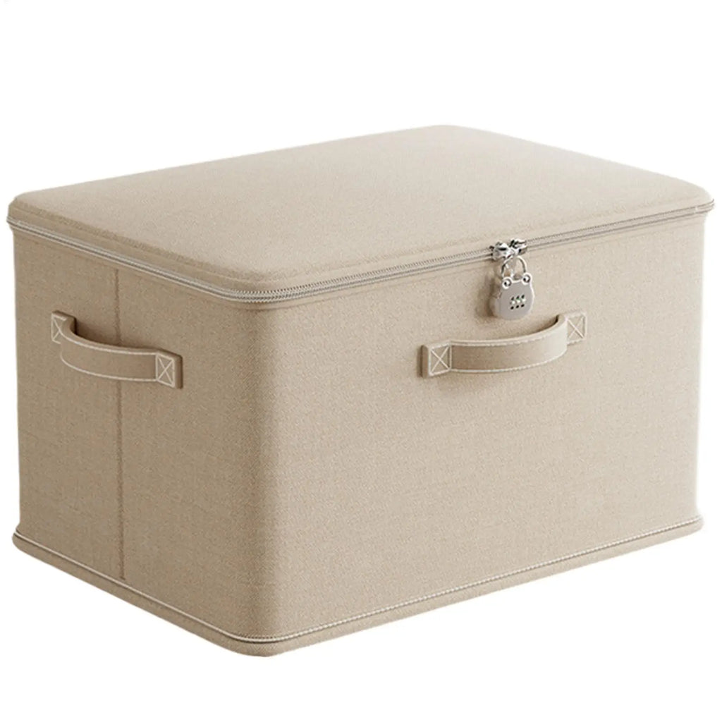 Large Storage Box with Lock Stackable Storage Container Secure with Handle Locking Organizing Bin Washable Shelf Baskets for Oasis Select