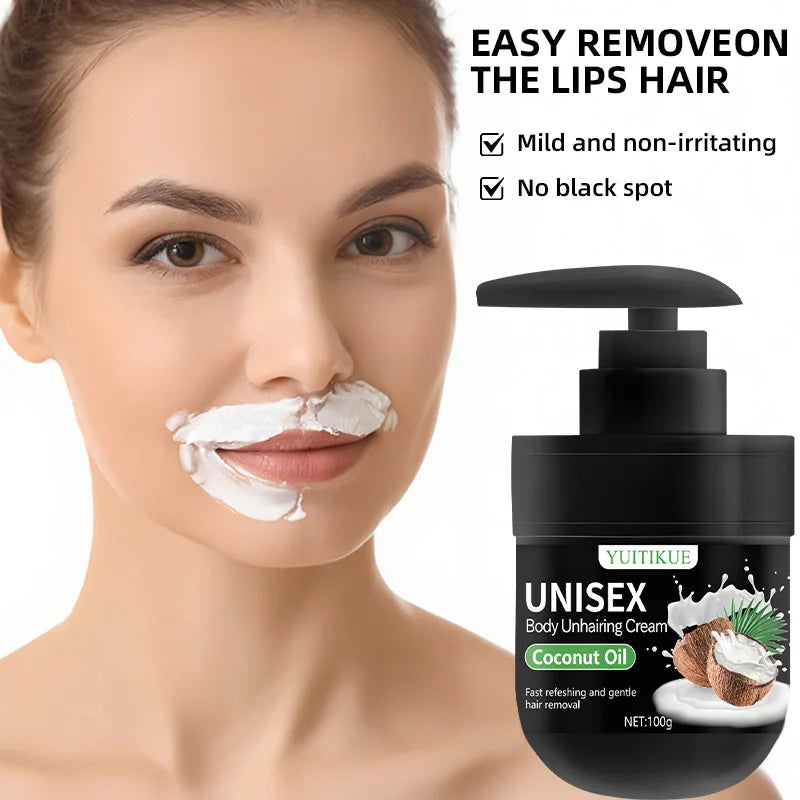 YUITIKUE Hair Removal Cream 100g – Coconut Oil & Aloe