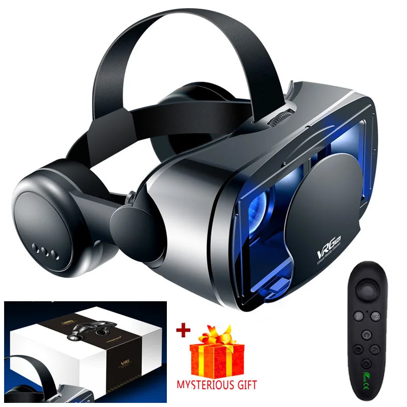 AyeBeau VRG Pro+ 3D VR Headset with Built-In Headphones