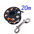 15m/20m Scuba Diving Finger Spool Reel with Dive Strong Line and 316 Stainless Steel Double Ended Hook Underwater Adventures Oasis Select 20M