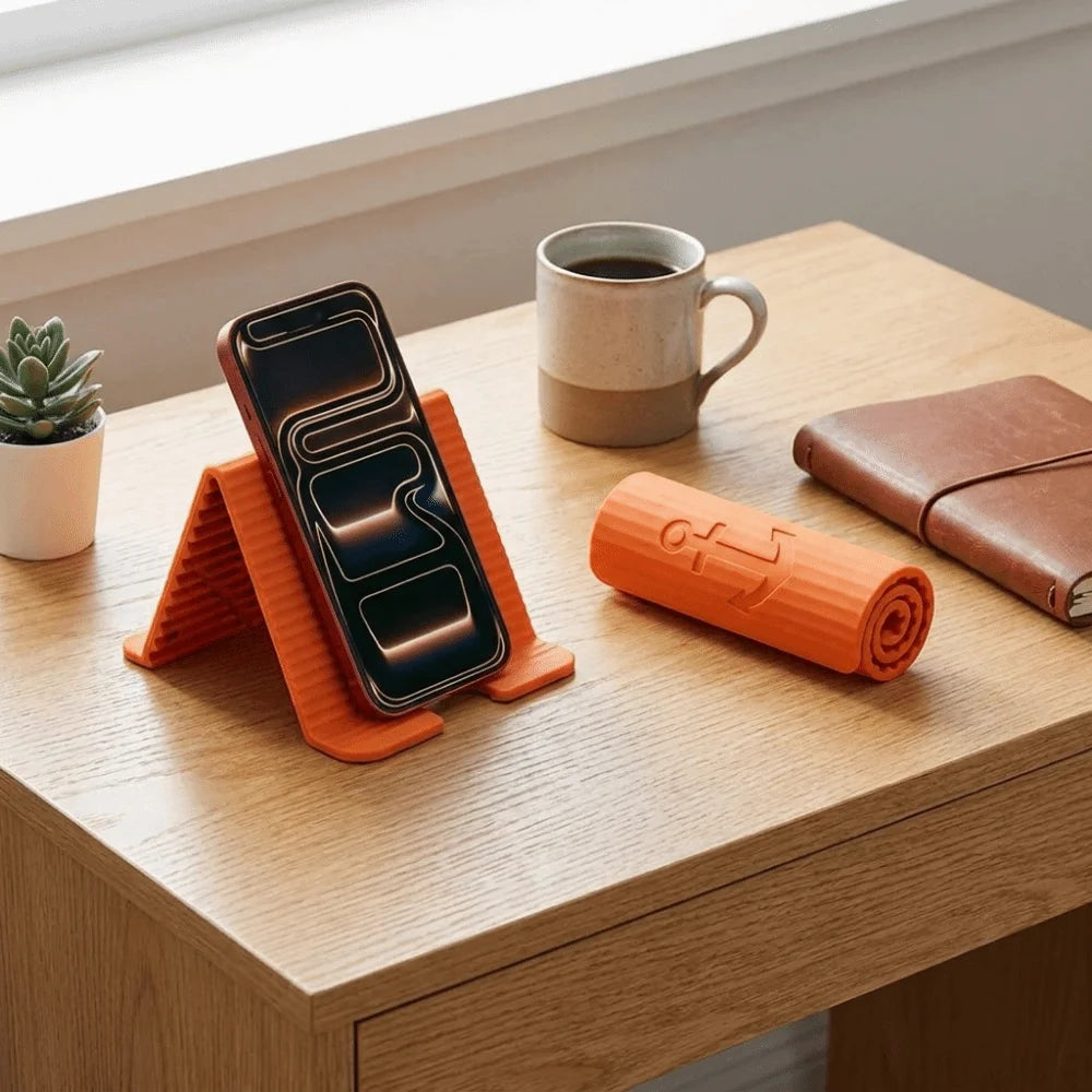 Foldable Foldable Phone Holder Silicone Flexible Desktop Tablet Stand Bendable Multi-Angle Flexible Phone Bracket Oasis Select