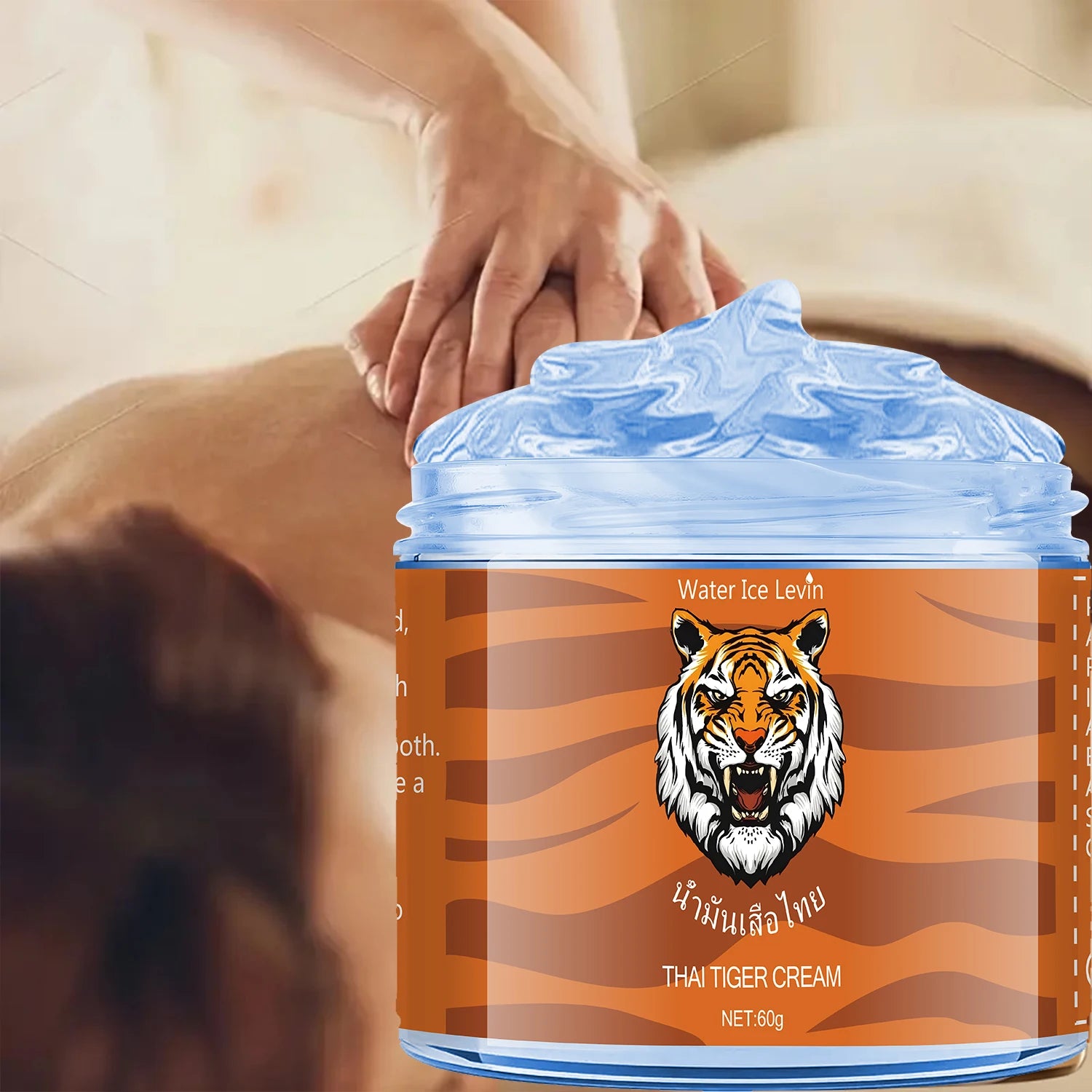 Thai Tiger Oil Cream – Niacinamide & Hyaluronic Acid 60g Body Moisturizer Cream Oasis Select