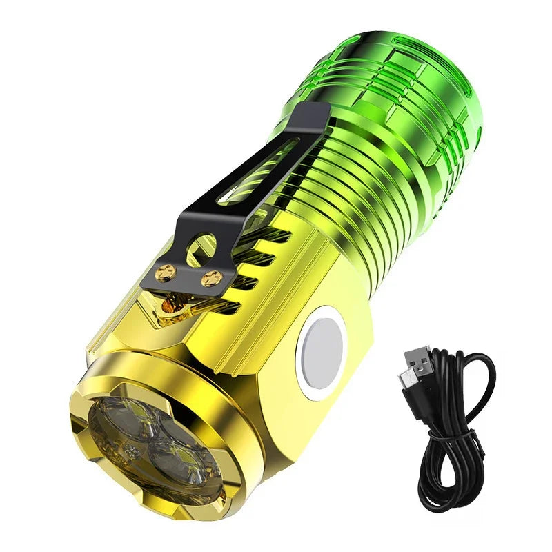 KDULIT Mini LED Flashlight – Rechargeable, 1000LM, Waterproof