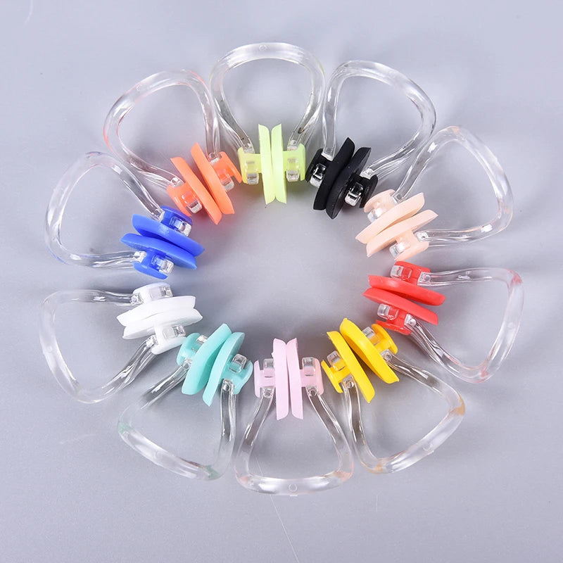 10pcs/lot High Quality Reusable Soft Silicone Swimming Nose Clip Comfortable Diving Surfing Swim Nose Clips For Adults Children Oasis Select
