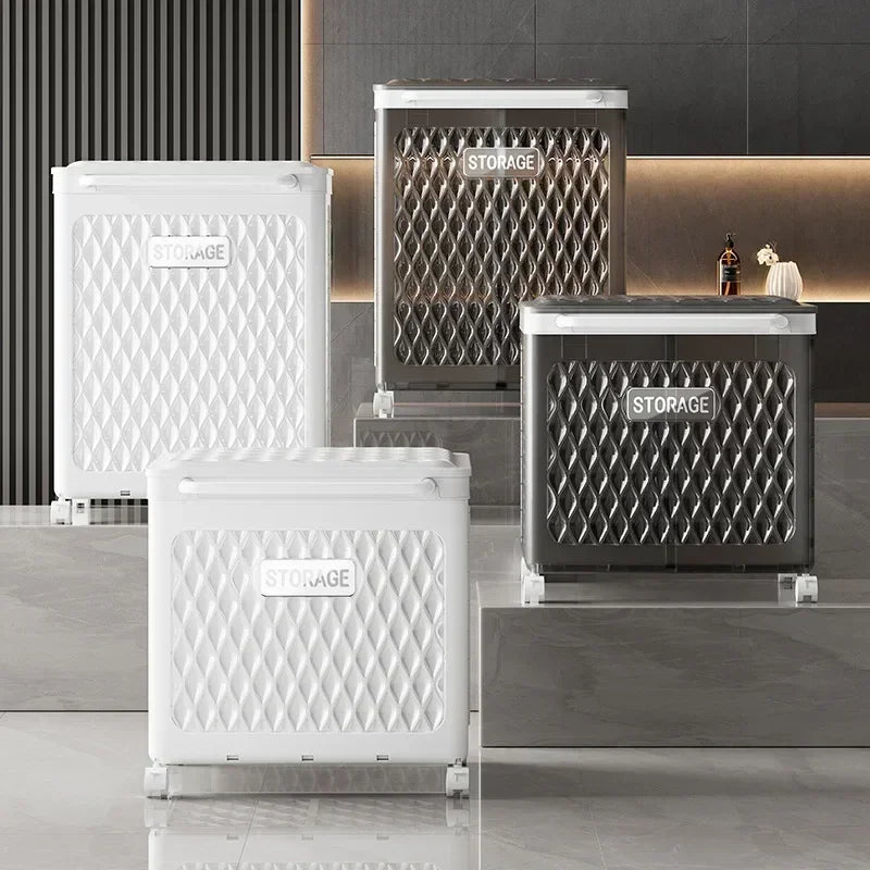 Foldable dirty clothes storage basket, household bathroom dirty clothes basket, movable multifunctional laundry basket Oasis Select
