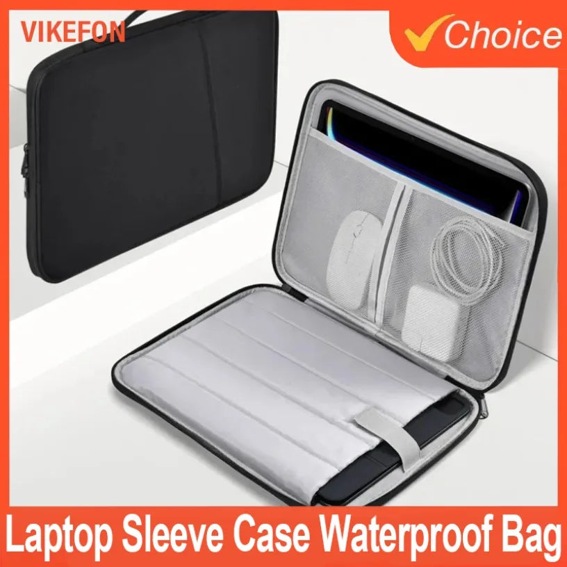 Laptop Sleeve Case Waterproof Shockproof Handle Bag for Macbook Air 11 12 13 13.6 Inch M4 M3 M2 Chip Mac Book Cover Accessories Oasis Select