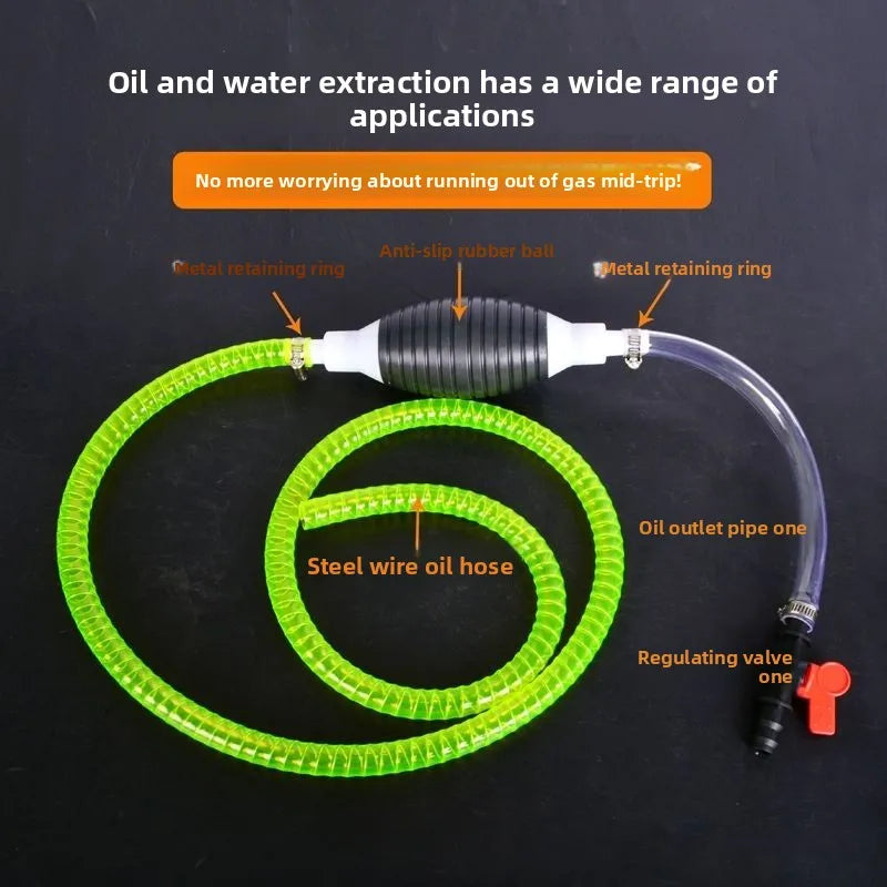 Petrol Diesel Liquid Anti-Leak Durable HD for Car Truck Boat 1Pc Universal Fuel Pump Pipe Kit Manual Hand Suction Pipe Cut Pipe Oasis Select